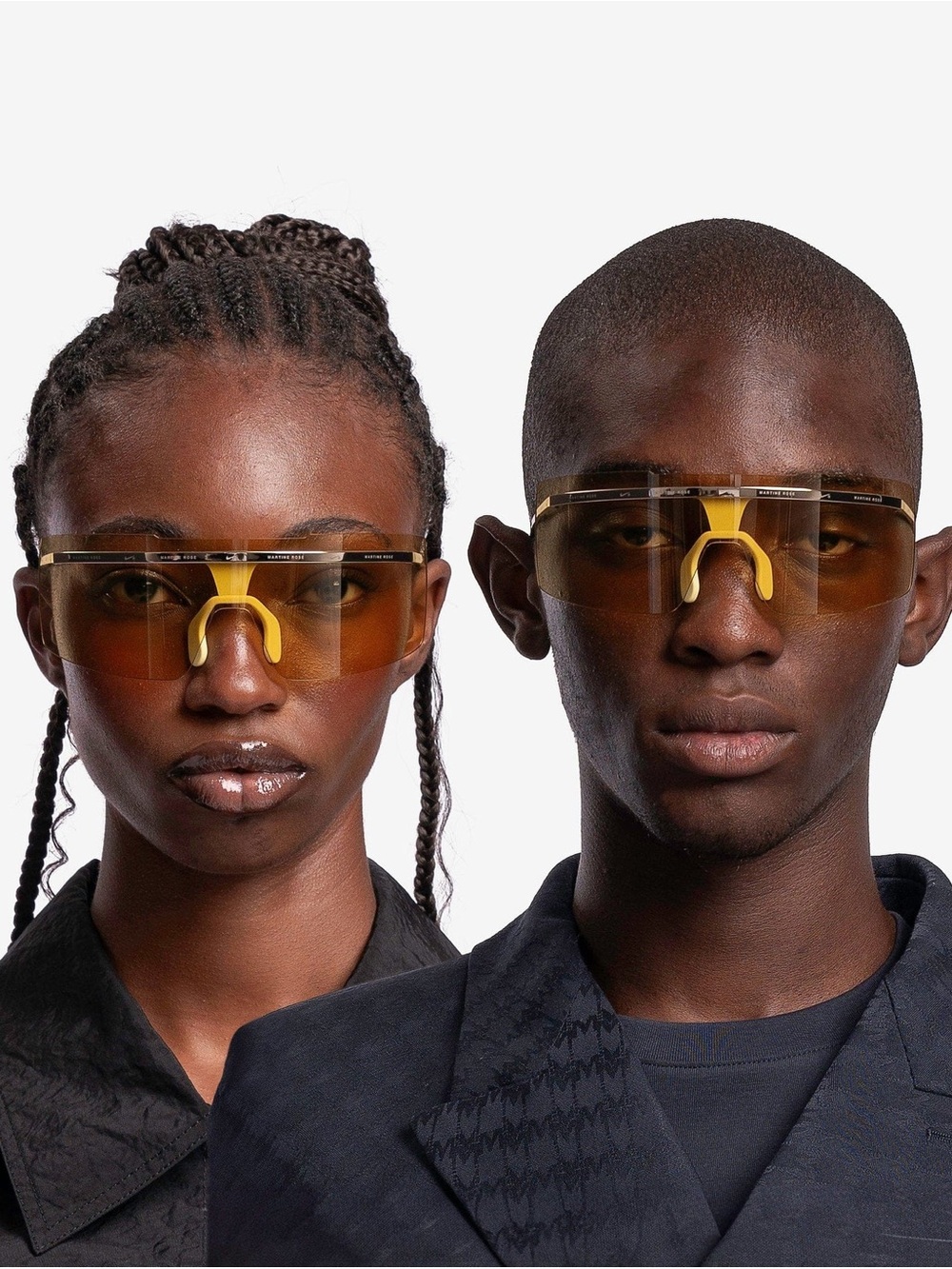 Martine Rose Amber Shield Sunglasses
